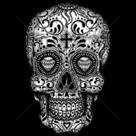 Vintage Sugar Skull